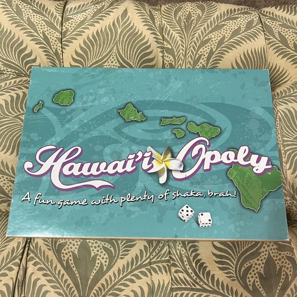 Hawaii Opoly Hawaiian Monopoly Board Game Complete Open Box Late‎ For The Sky